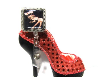 Betty Boop Nurse ID Badge Holder