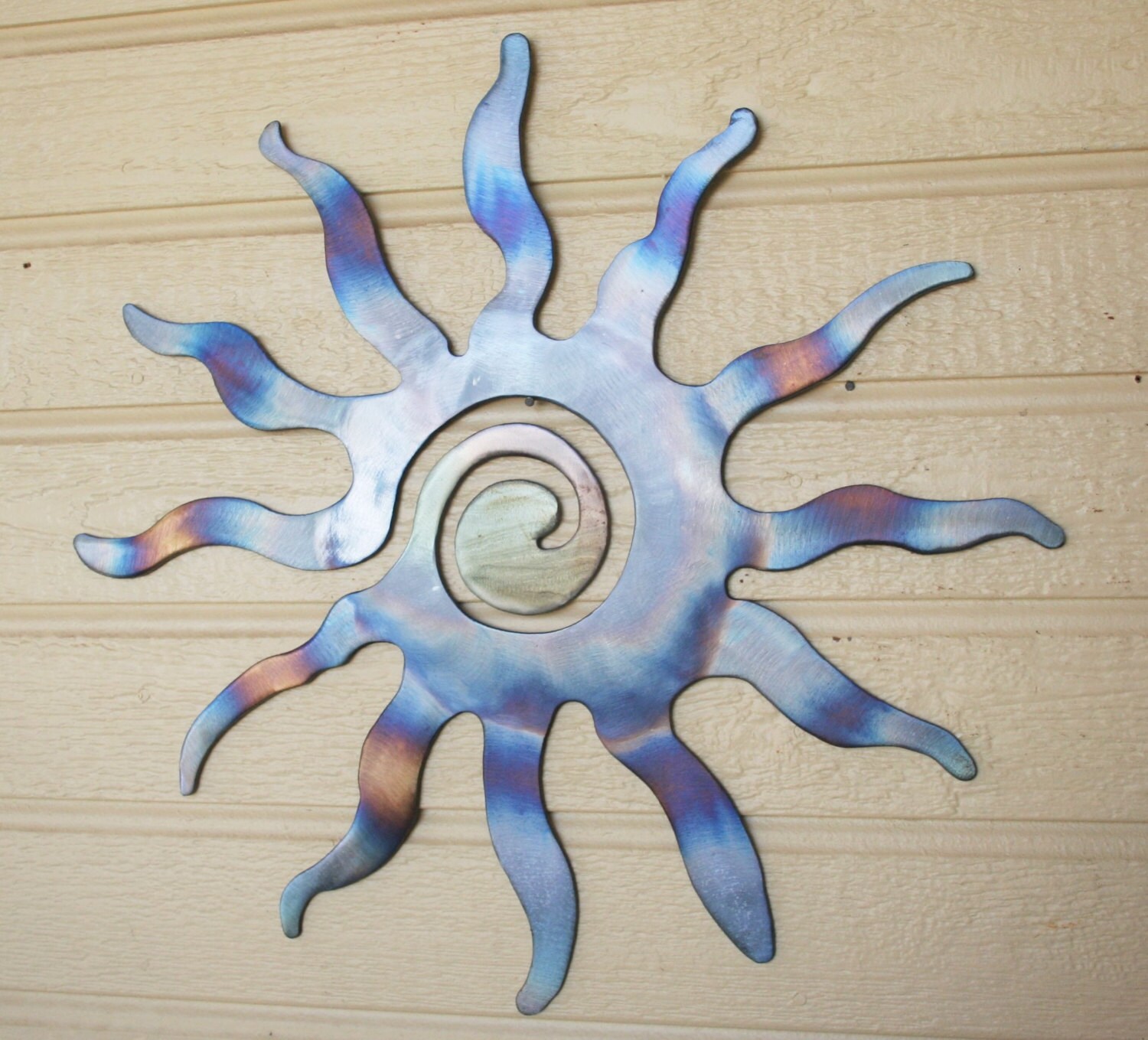 Metal Sun...yard art