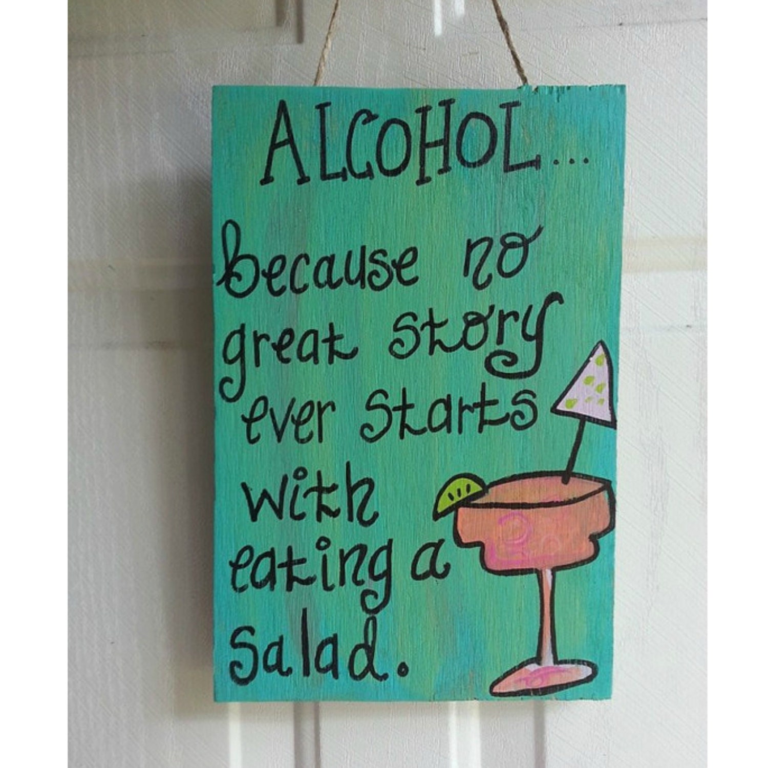 CUSTOM WOODEN ALCOHOL sign Wooden Sign With by ThePeculiarPelican