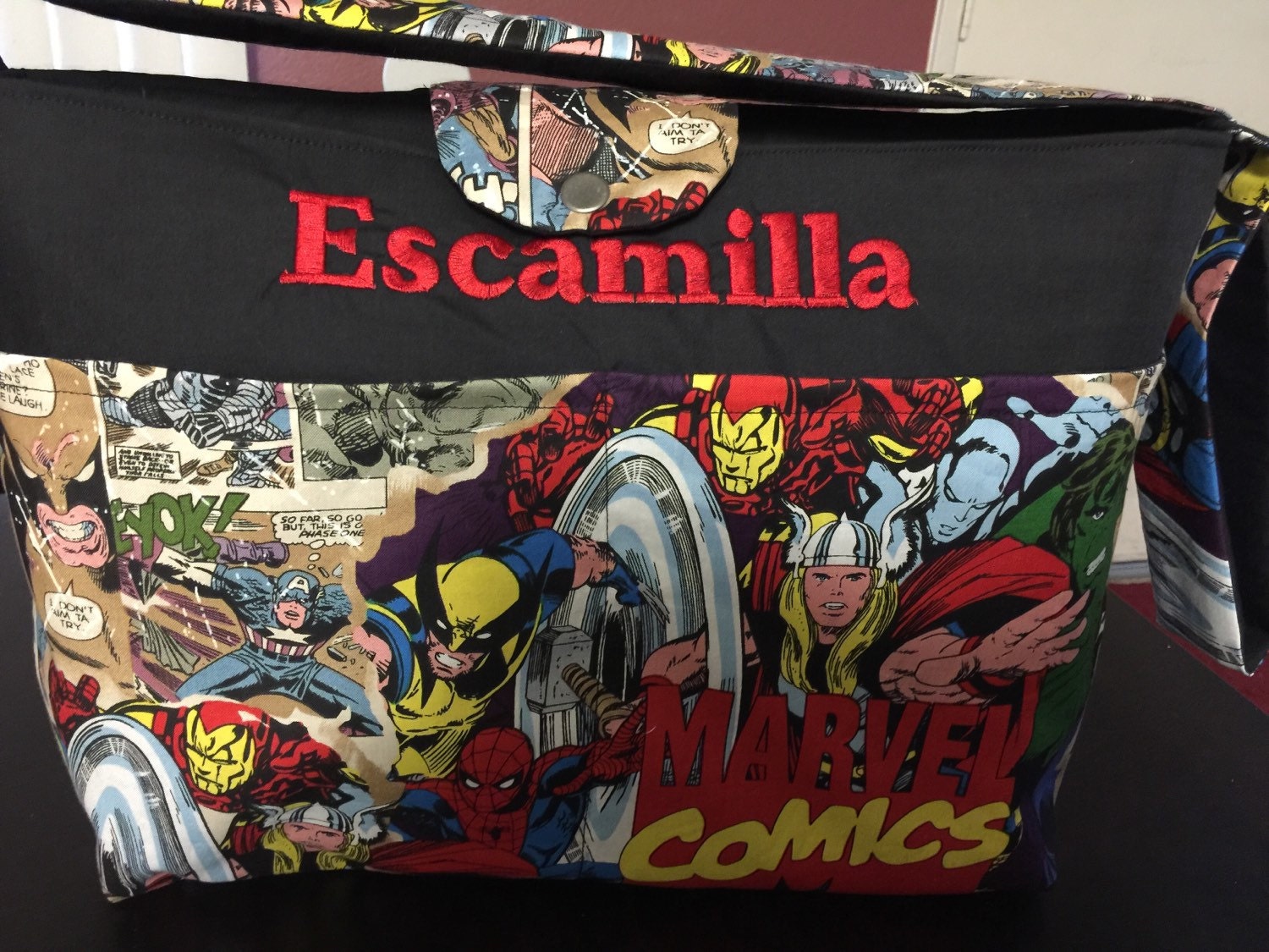 Marvel Comics Diaper Bag