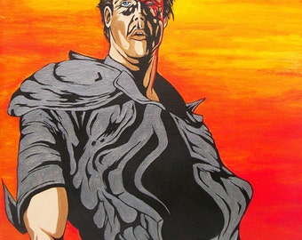 The Road Warrior 20 x 25- Giclee Print of Original Painting