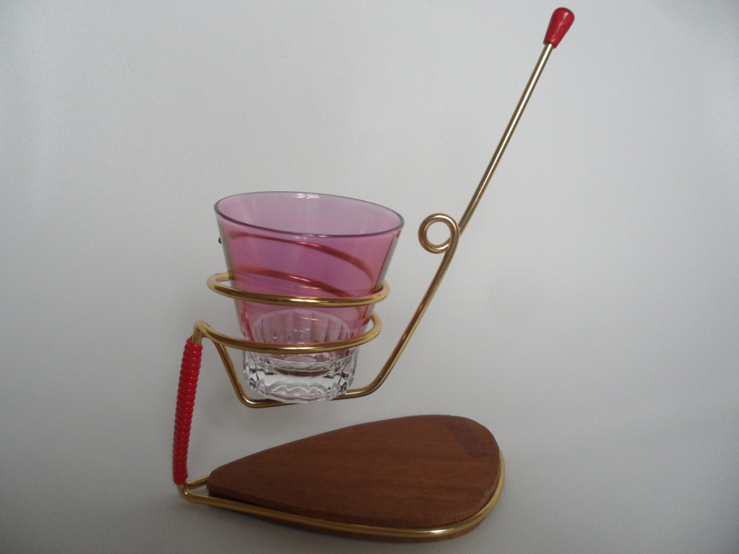 Vintage pretzel sticks holderparty snacks holderVintage