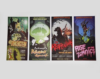 Overwatch Halloween Movie Posters - Set of 4
