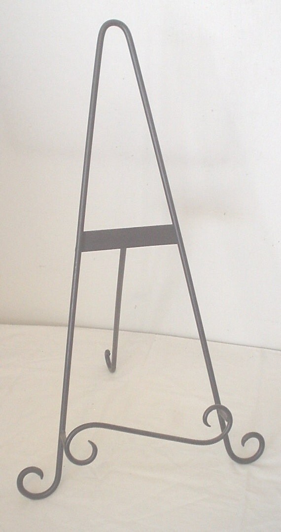 Scroll Wrought Iron Easel Stand Perfect for Wedding Funeral
