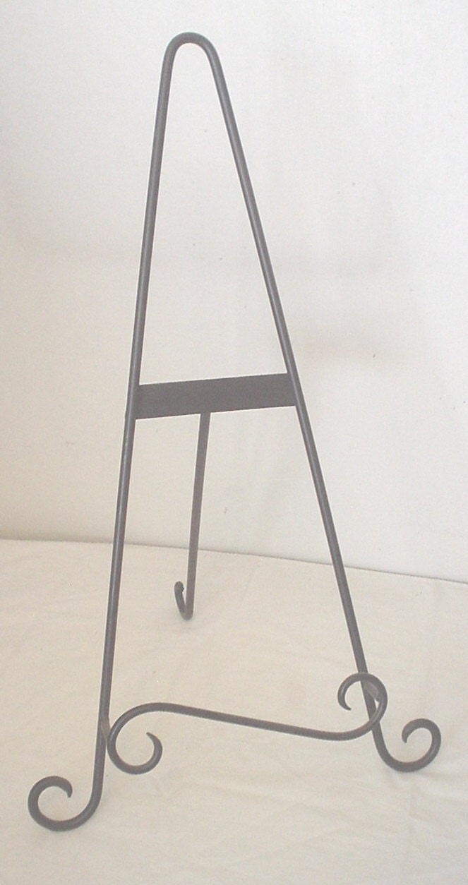 Scroll Wrought Iron Easel Stand Perfect for Wedding Funeral