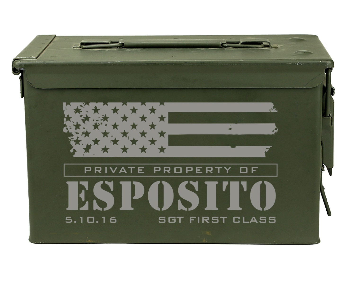 Personalized Ammo Can Airtight Waterproof Groomsman Gift