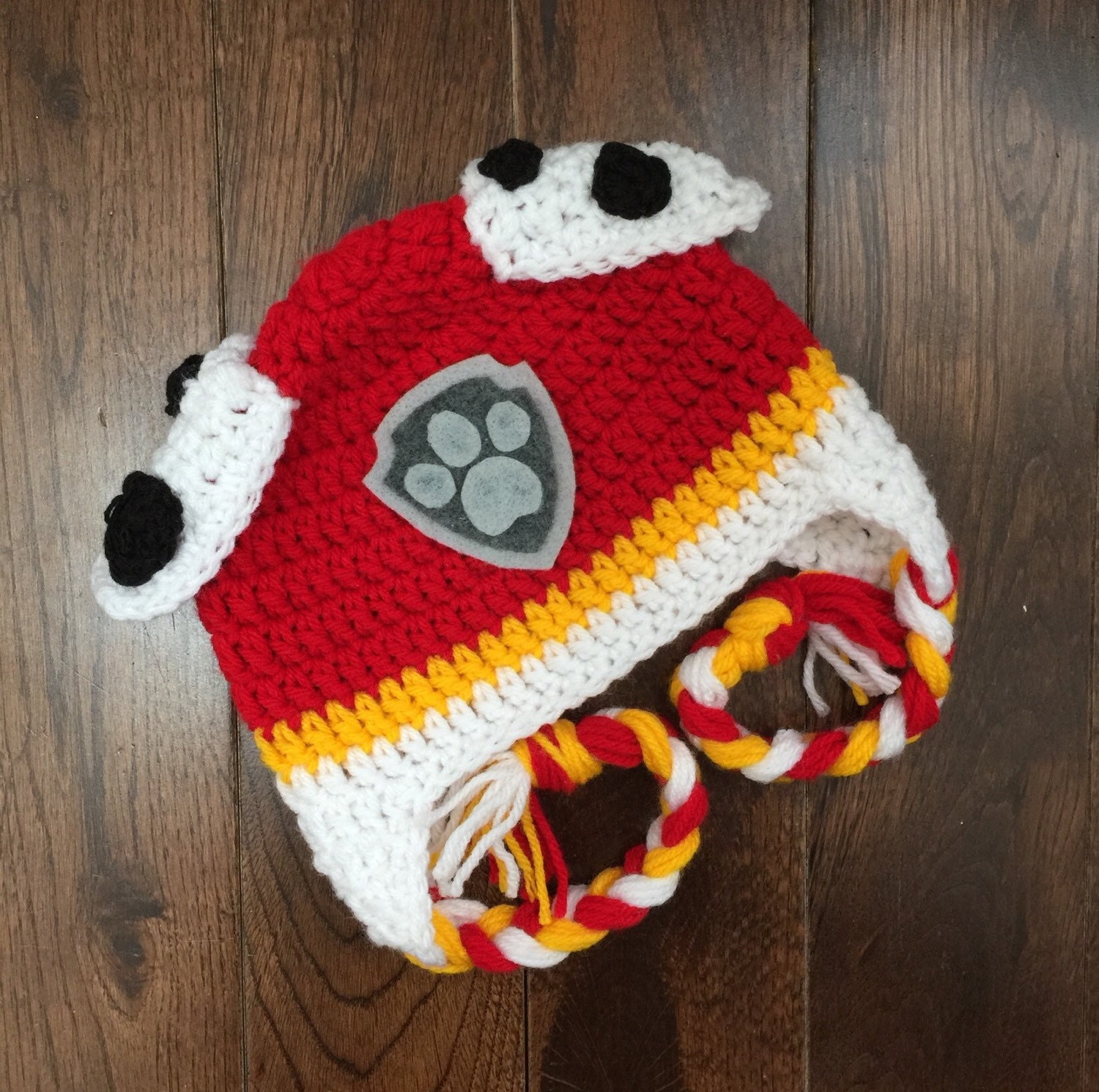 Marshall Paw Patrol Crochet Character Hats Dog Hat Made to