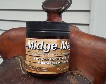 Midge Magic -Kills gnats and bugs on contact Horse No Chemicals Gnats No See Ums Itch - FREE SHIPPING Healing