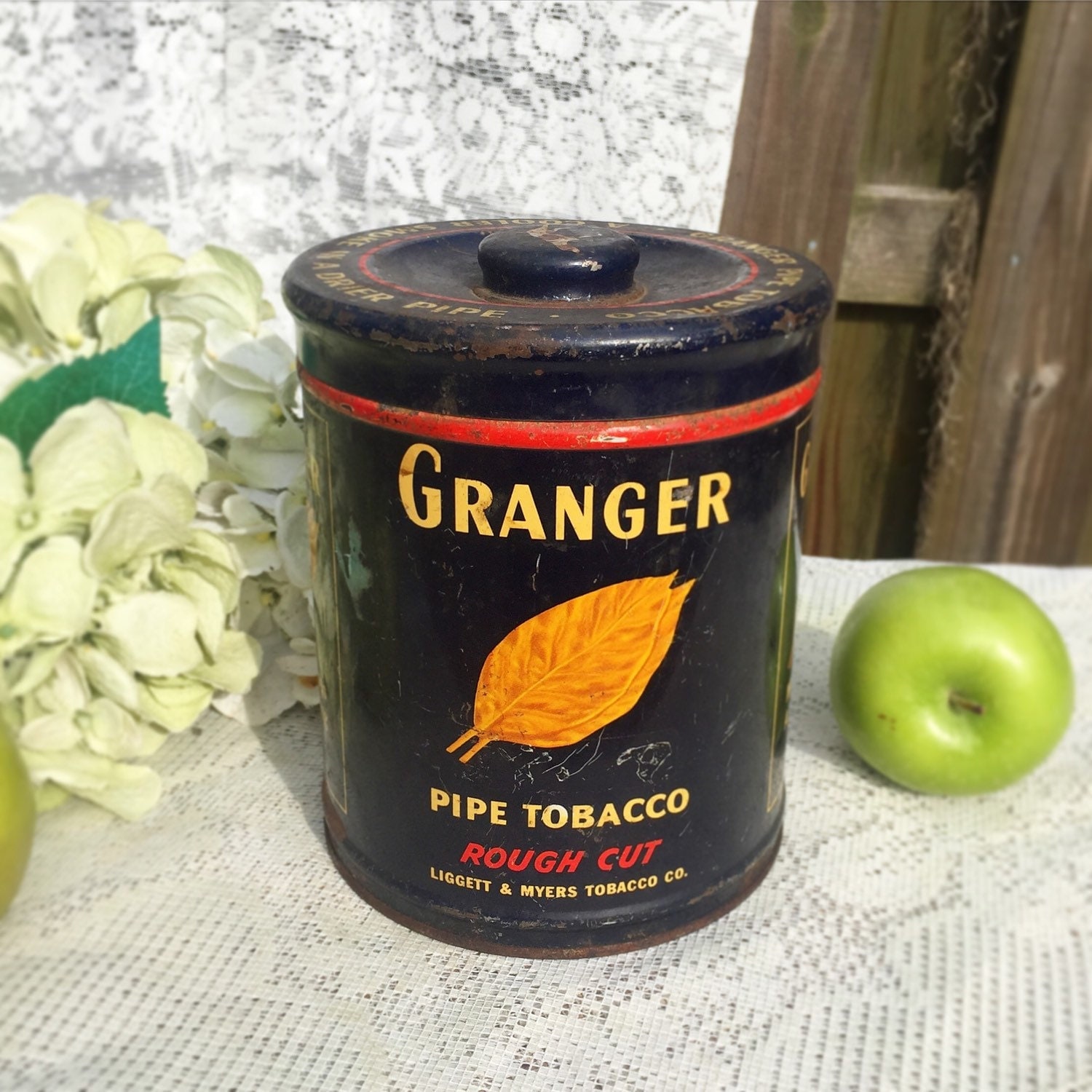 Antique Granger Pipe tobacco Tin box by on Etsy
