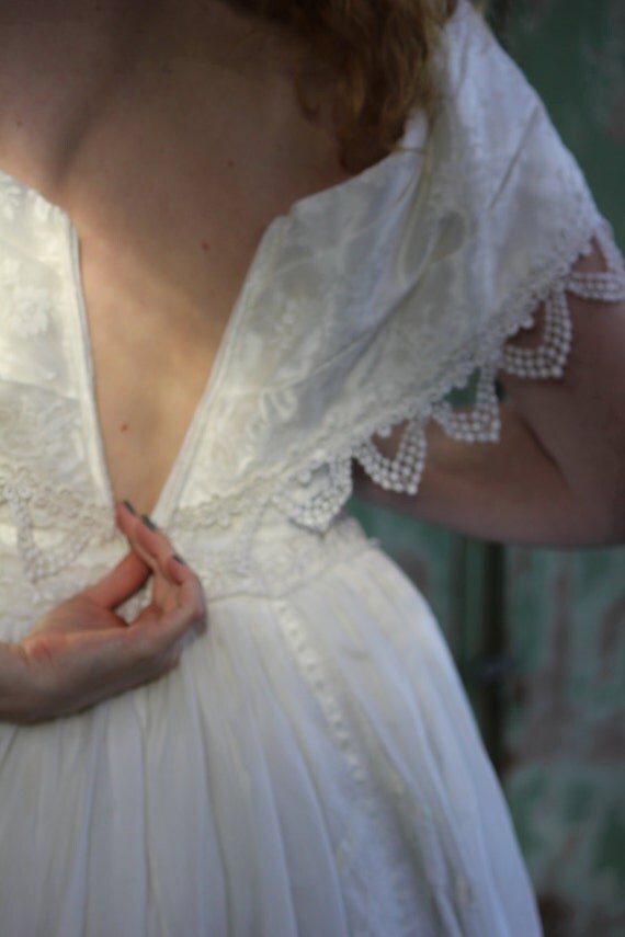 jessica mcclintock vestido de novia escote fichú - boda