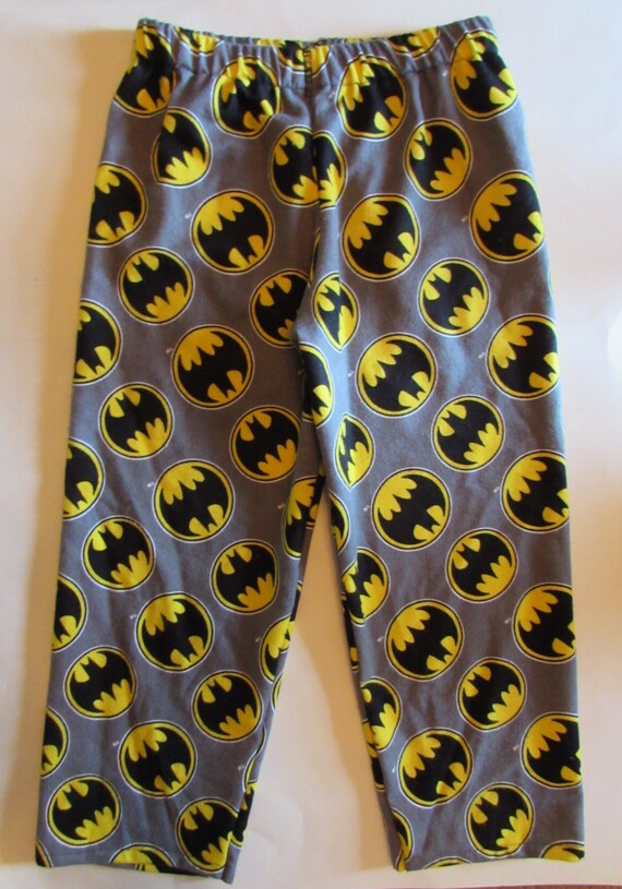 Mens Batman Forever flannel pajama bottoms/ Kids, women, and men Batman Forever Flannel pajamas / warm/ comfortable/ size 1T to xxl men