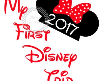 DIY - My First Disney Trip - Iron On Transfer
