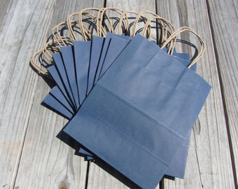 50 Pack Navy Blue Gift Bags/Wedding Welcome Bags