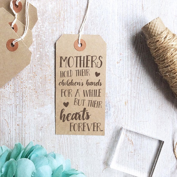 Mothers Hold Their Children's Hands Quote Stamp by ClariseStamps