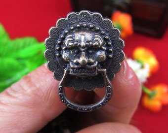 Löwenkopf ring | Etsy