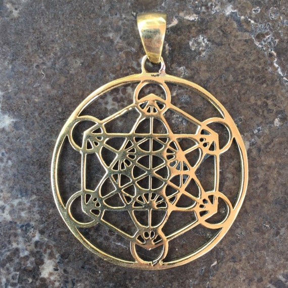 Metatron Sacred Geometry Pendant by MarieFrancine on Etsy