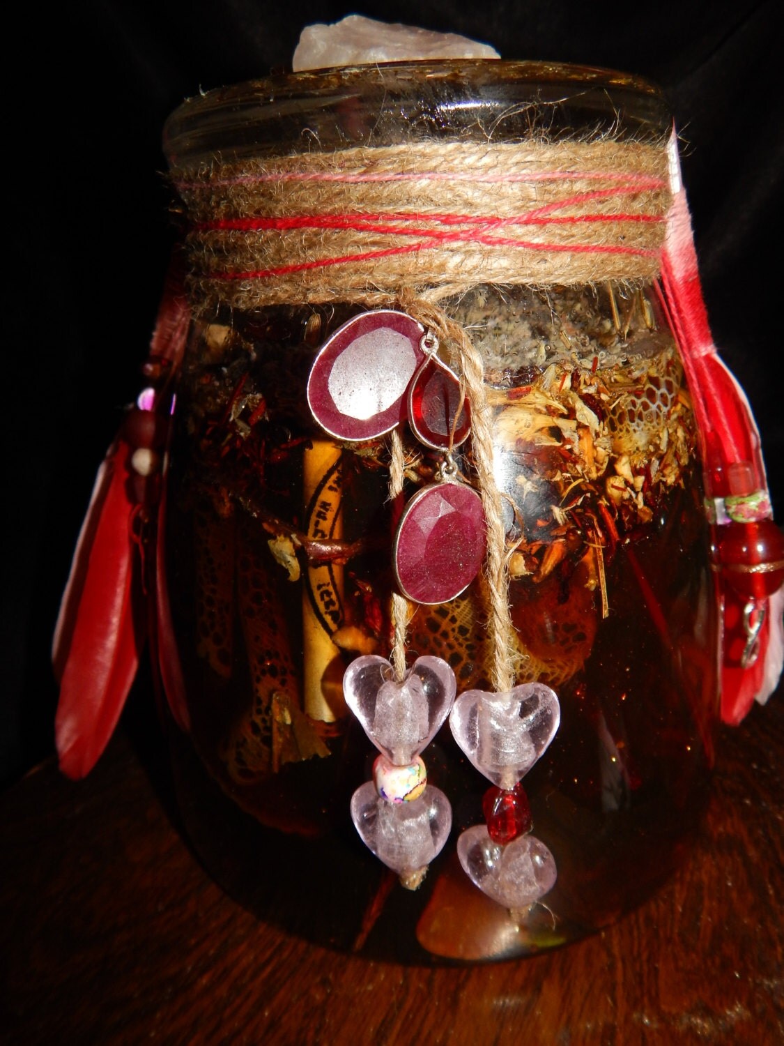 Love Honey Jar LARGE 62 oz Honey Jar Love Spell Hoodoo