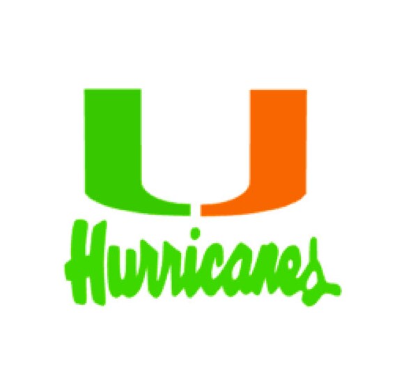 Download SVG DXF STUDIO University of Miami Hurricanes by 2DogsDesigns