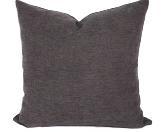 Gray pillow, Pillow cover, Throw pillow, Accent pillow, Decorative pillow, Sofa cushion, Sham, 16x16, 18x18, 20x20, 22x22, 24x24, 26x26