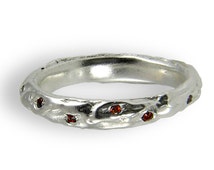 organic style wedding ring design fl