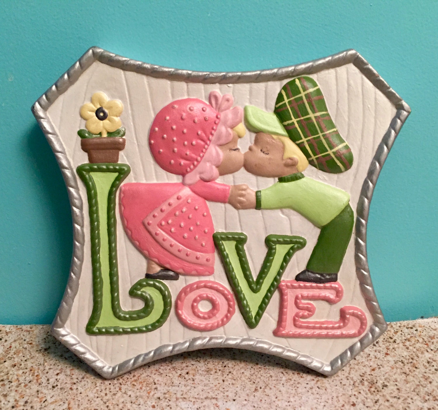 Vintage Love Plaque