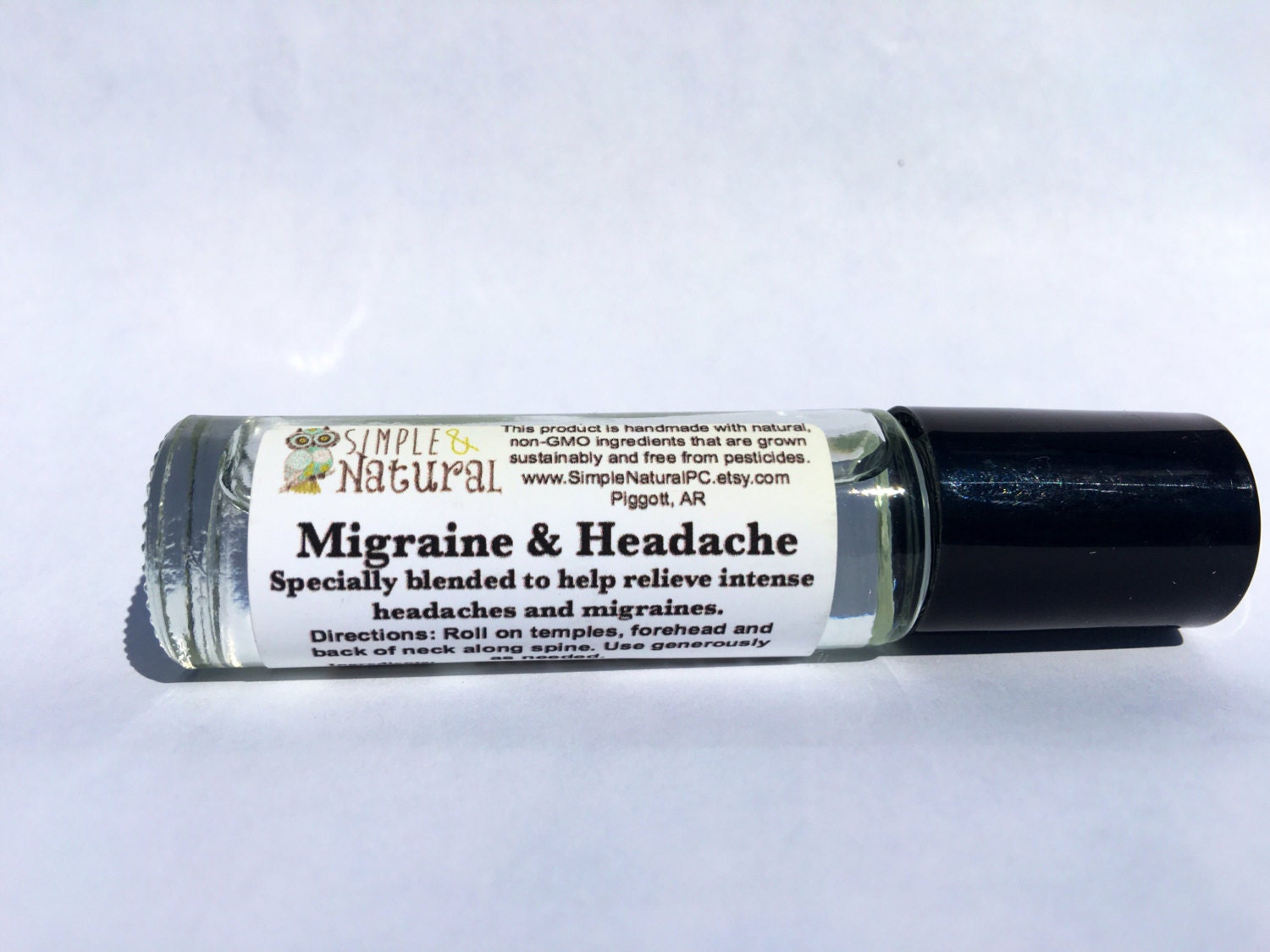 Migraine & Headache essential oil roll on known to ease
