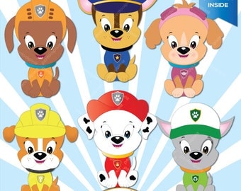 Rescue Puppies clipart, Dog clipart, Superhero clipart