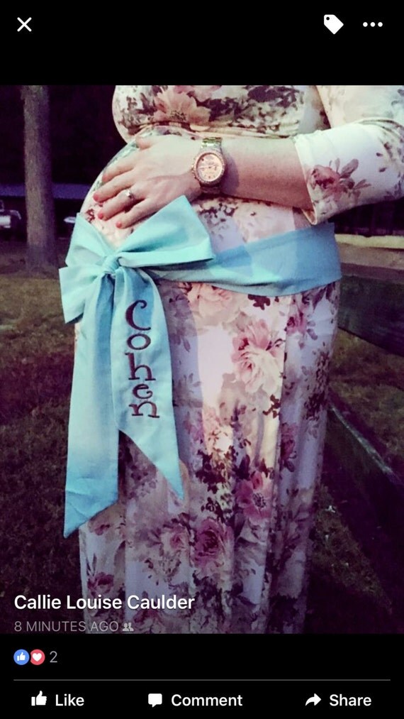 Maternity Sash Great for baby reveal