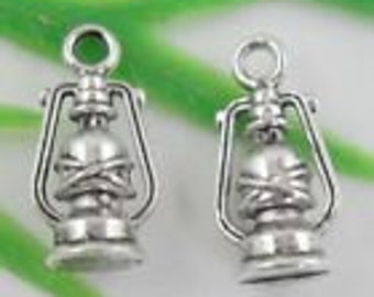 lantern tibetan charm finding qty 8