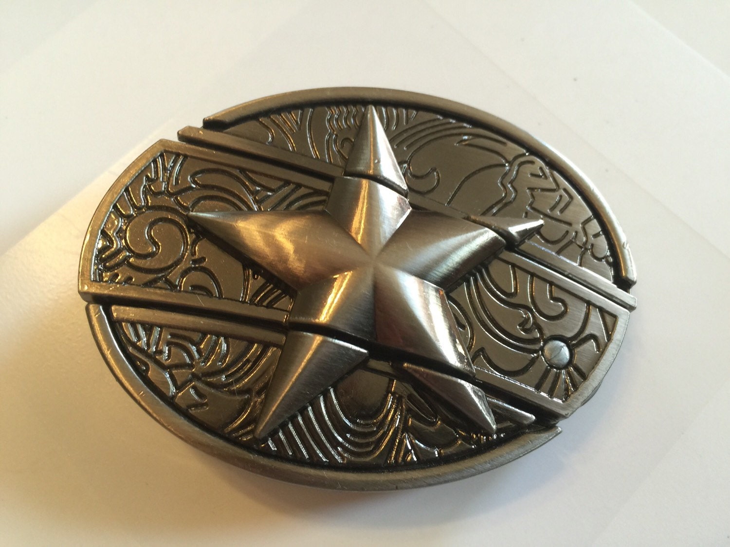 Star Belt Buckle with Knife included
