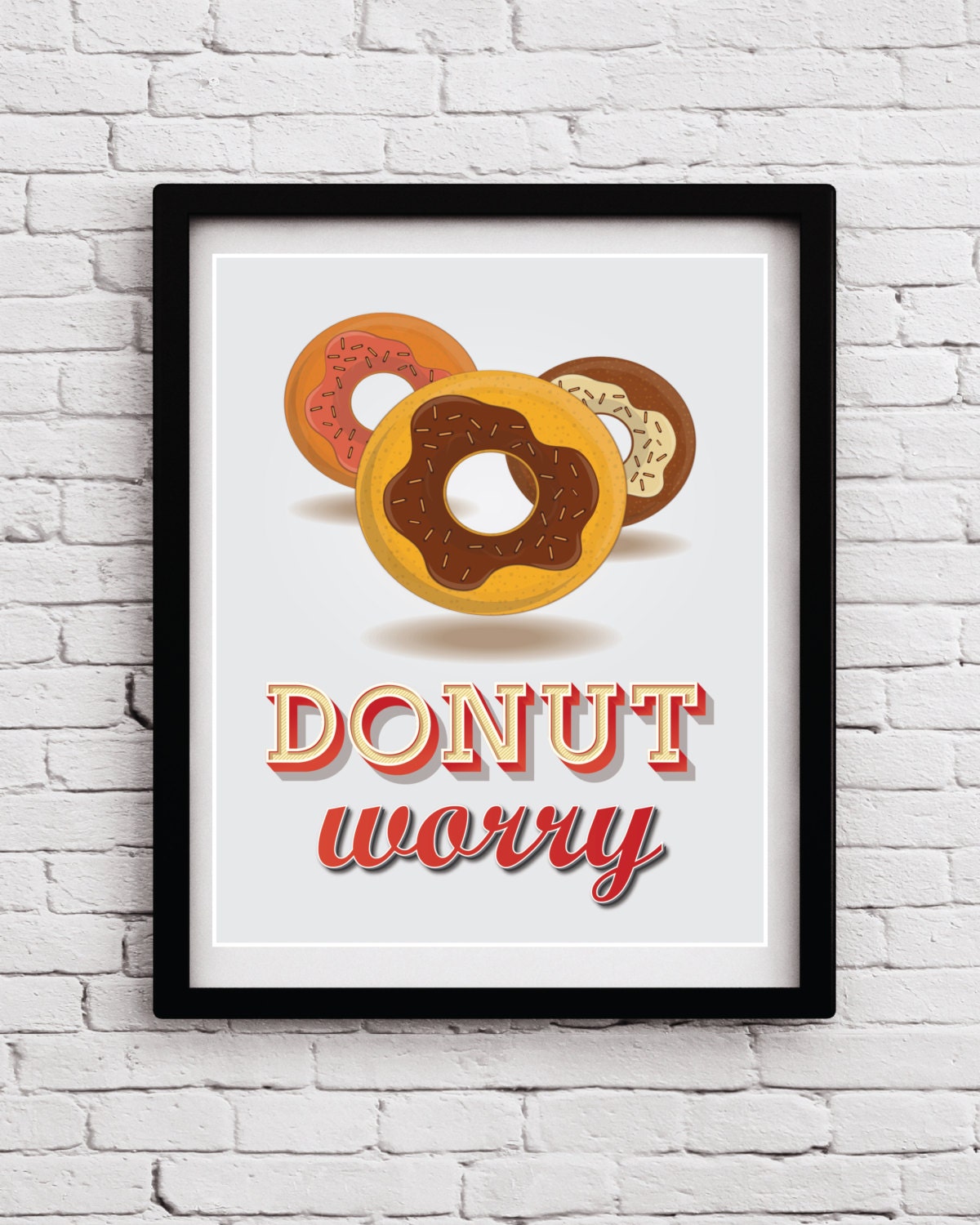 funny donut quote kitchen decor donut kitchen print donut