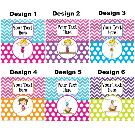 Gymnastics Party Favors/ Set of 5 /Gymnastics/Party