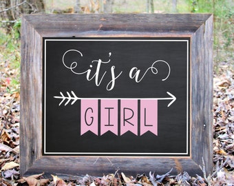 Its a girl printable | Etsy