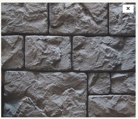 Stone Wall Veneers DIY Concrete Molds Forms 9 Piece Castle