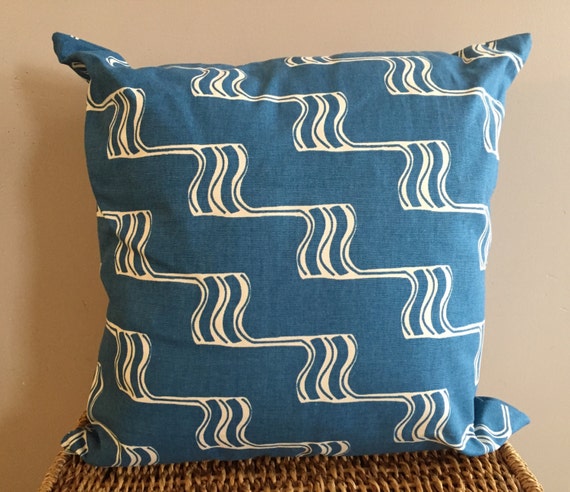 Blue Organic Throw Pillow Insert Accent by ShopJosiSeverson