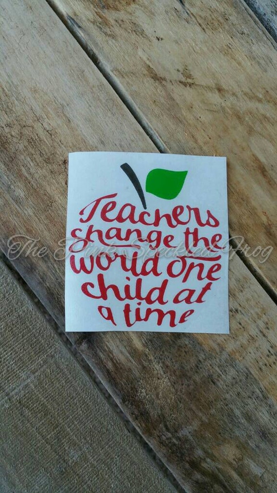 Teacher decals apple decals yeti cup decals car decals teacher
