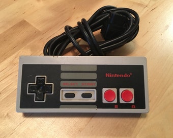 Vintage Nintendo Controller | NES | Cleaned and Tested | Video Game Console Controller