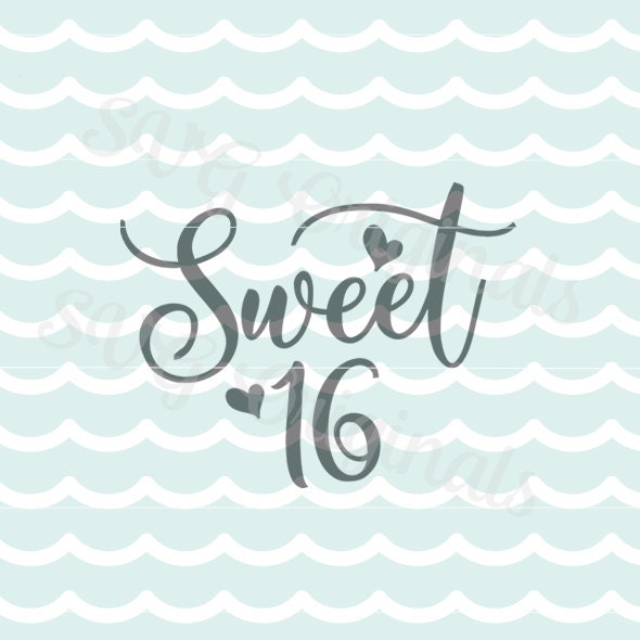Free Free 230 Sweet Sixteen Svg Free SVG PNG EPS DXF File