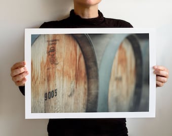 Wine Barrels, California Wineries.