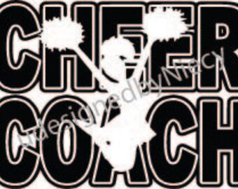 Cheer Coach svg,dxf,eps,png files...Instant Download