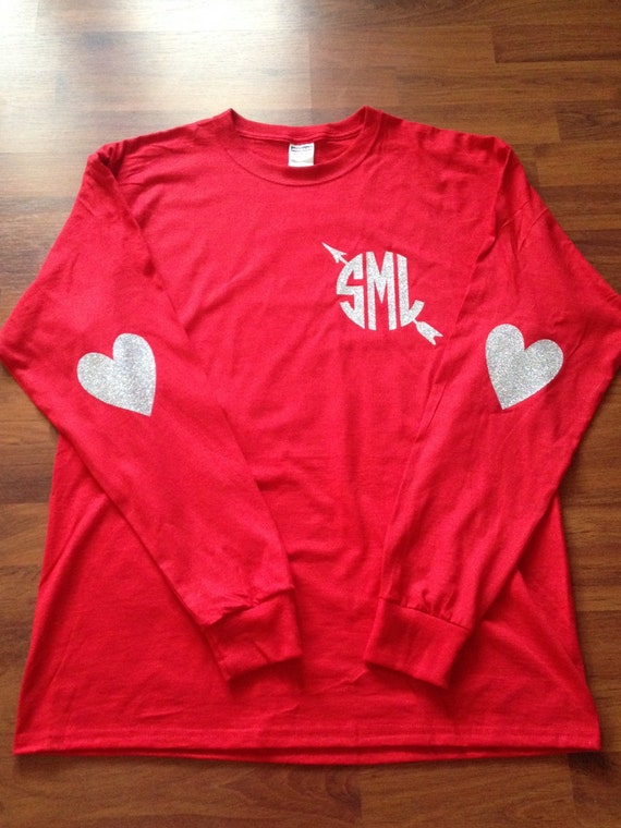 red monogram shirt