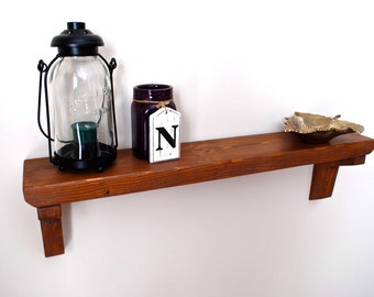 Rustic Wooden Shelf, Rustic Wood Shelf, Rustic Home Decor, Rustic Shelf, Rustic Modern Shelf, Wood Accent Shelf, Wood Shelf