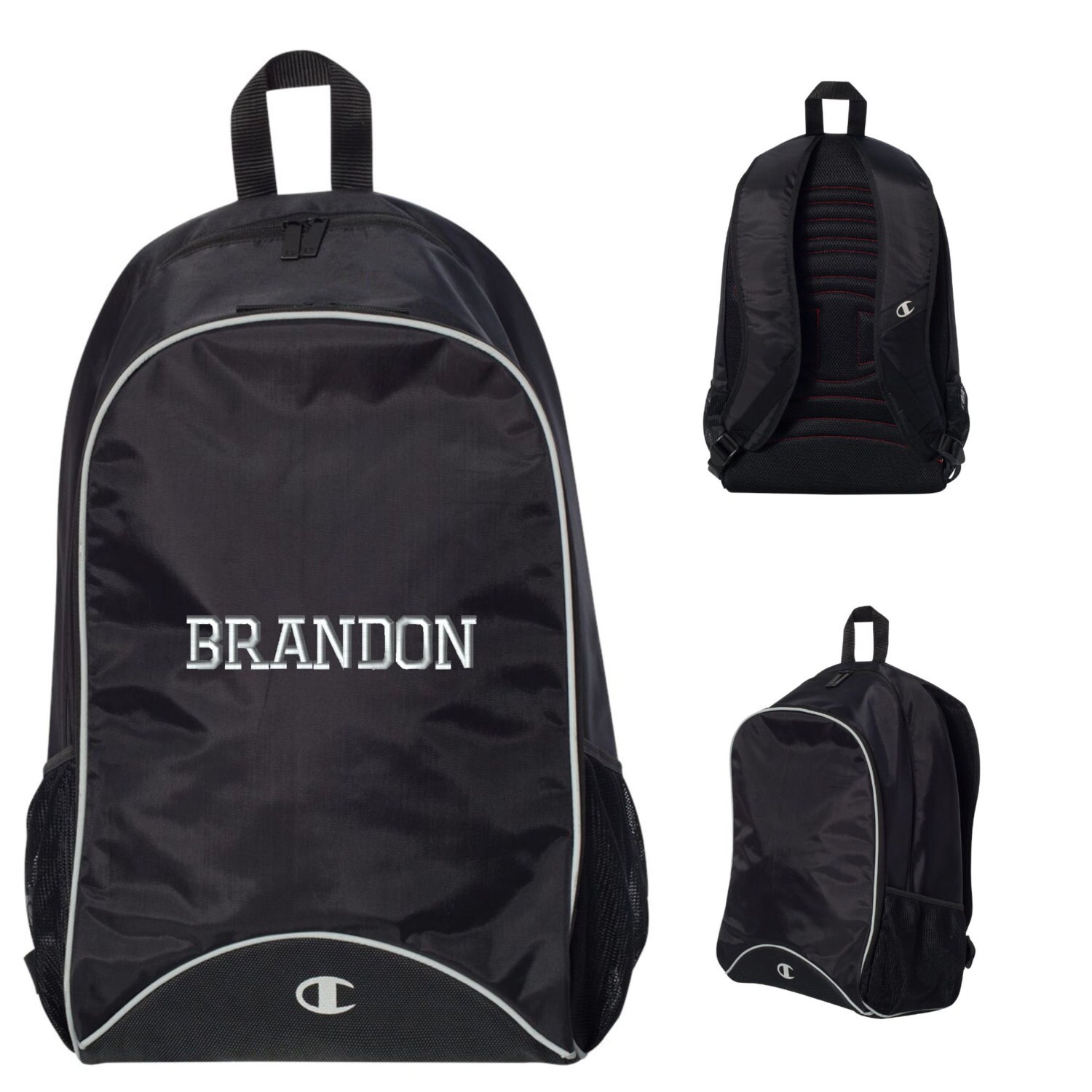 Personalized Backpack Name Or Monogram. Embroidered