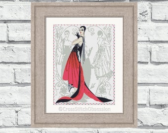 Modern counted cross stitch patterns as by CrossStitchObsession