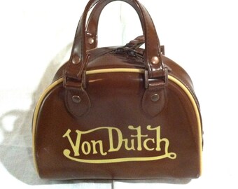 von dutch bowling bag pink