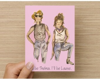 Thelma and Louise, Greeting Card, Blank