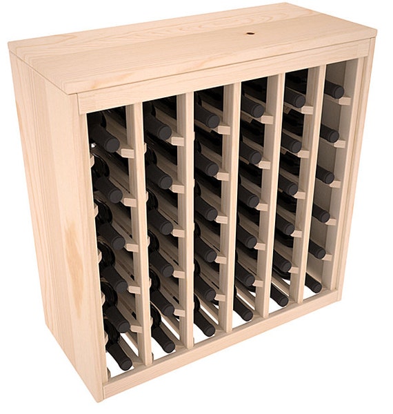 36 Bottle Style Wine Storage Rack Kit in Pine. 13