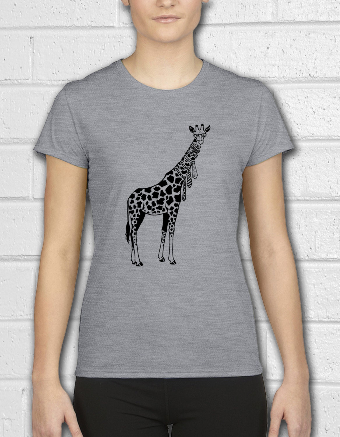 Giraffe Shirt Giraffe t shirt Womens shirt Animal Shirt