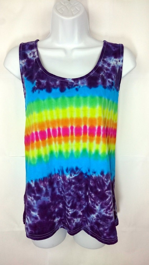 tie dye vest top womens uk