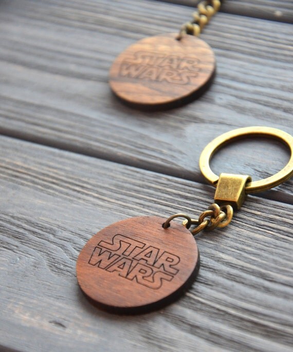 Star Wars Key Chain Custom Engraved Keychain Gift for Him